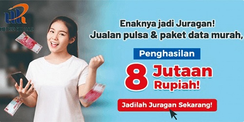 Jual pulsa paket data dan token listrik